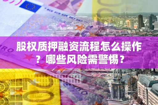 武汉股权质押融资流程怎么操作？哪些风险需警惕？