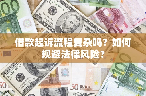 武汉借款起诉流程复杂吗？如何规避法律风险？