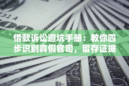 武汉借款诉讼避坑手册：教你四步识别真假官司，留存证据不踩雷
