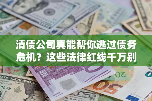 武汉清债公司真能帮你逃过债务危机？这些法律红线千万别踩