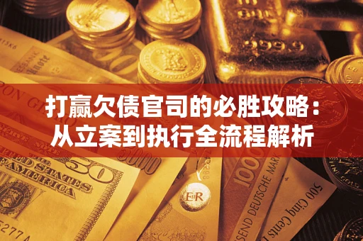 武汉打赢欠债官司的必胜攻略：从立案到执行全流程解析