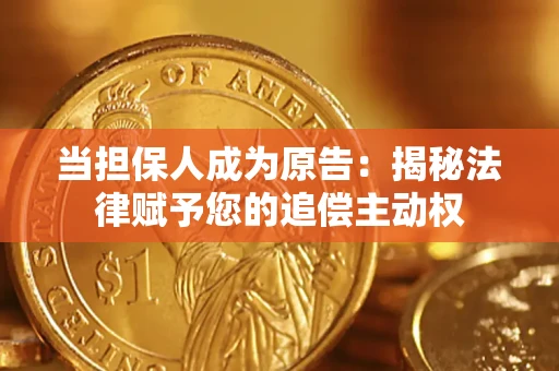 武汉当担保人成为原告：揭秘法律赋予您的追偿主动权