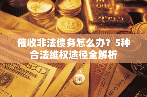 武汉催收非法债务怎么办？5种合法维权途径全解析